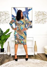 TWO PIECE WOMEN'S TUBE BODYCON DRESS