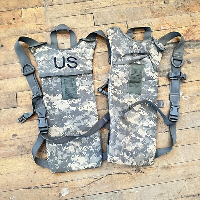 2 - Used US Army USGI Military Camelbak Hydration Carrier ACU