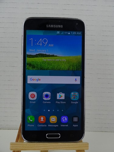 Samsung Galaxy S5 SM-G900W8 Rogers Network Only CA 16GB Charcoal Black