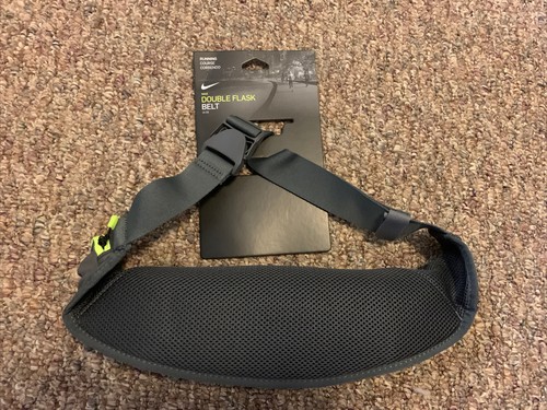 Nike Double Flask Pocket Running Sport Belt W/20oz Marathon Workout Water Bottle - Picture 6 of 6