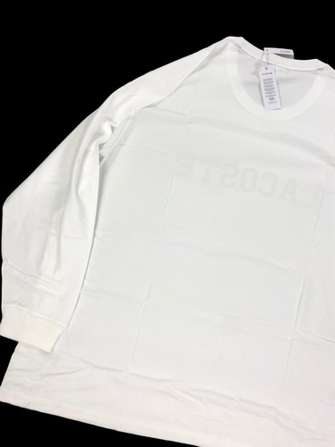 NEW Lacoste Big & Tall Graphic Croc Crew Long Sleeve Mens T Shirt White Green - Picture 8 of 10