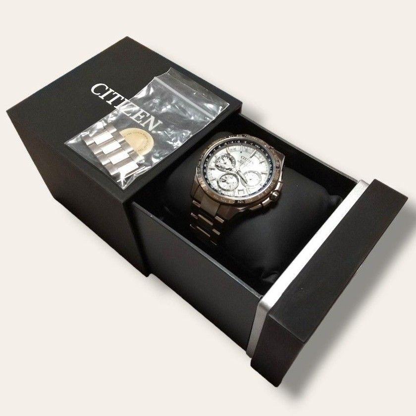 Citizen Attesa CC9010-66A Eco-Drive Satellite Wave Silver Quartz 