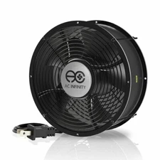 Round 10" Cooling Muffin Fan,120V AC Axial Ball Bearing 10" 254mm (HS2589A-X)