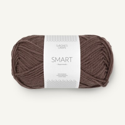 SMART von SANDNES GARN - MØRK BRUN (4071) - 50 g / ca. 100 m Wolle