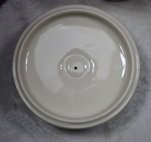 Vintage TG Green Ltd Church Gresley Ascot White Sienna Casserole W/ Lid Cookware - Picture 5 of 10