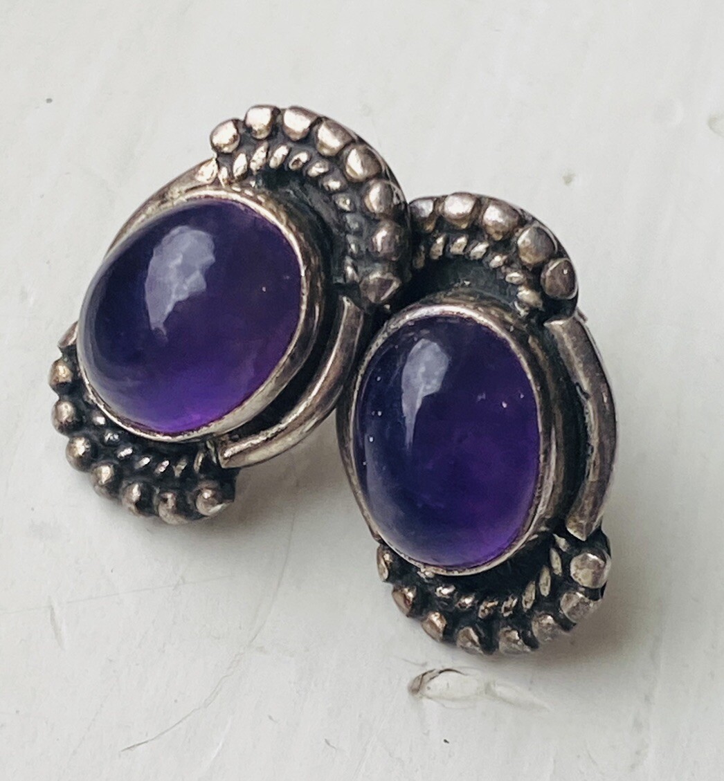Intricate Southwestern Lapis Sterling Silver Earrings Intricate Southwestern Lapis Sterling Silver Earrings