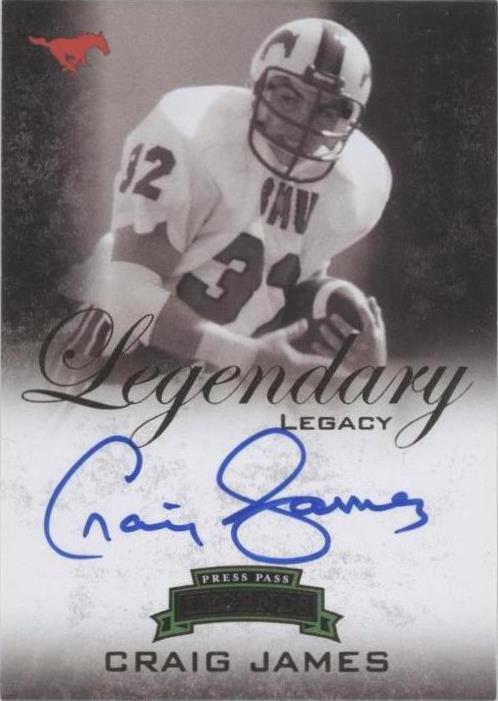 2008 Press Pass Legends Craig James #LL-CJ - 1 of 2