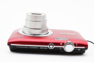 Nikon Coolpix S2900 5x 20.1MP Compact Digital Camera Red