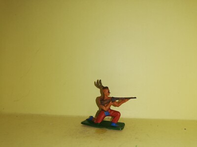 Figurine Starlux Western Indien 1:32 - Soldat Plastique Peint - Occasion - Fabriqué En France