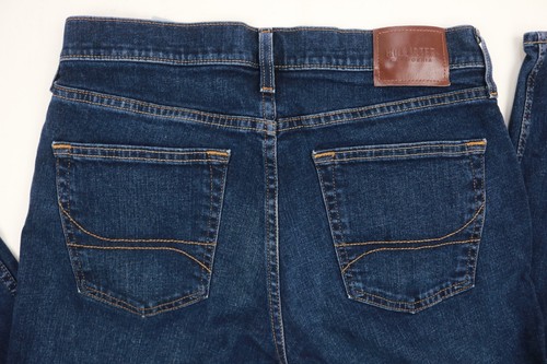 Hollister Jeans Mens 32x32 Classic Straight Epic Flex Cotton Denim Dark - Picture 4 of 4