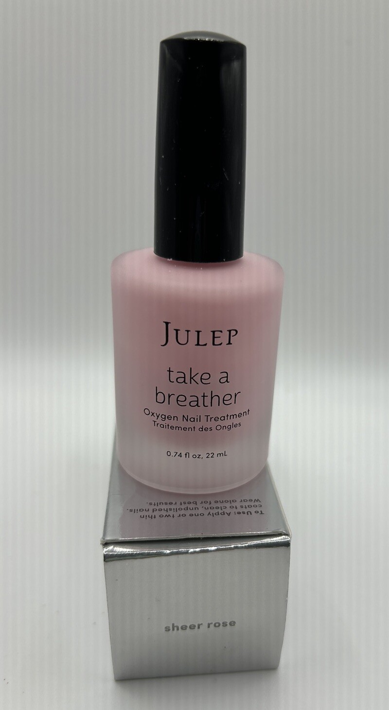 Julep Take A Breather Oxygen Nail Treatment 0.74 oz Sheer Rose 22ml