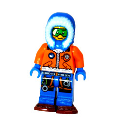 LEGO Arctic Explorer with Snowshoes & Green Goggles Minifigure Base Camp (60036)