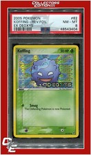 EX Deoxys 62 Koffing Reverse Foil PSA 8
