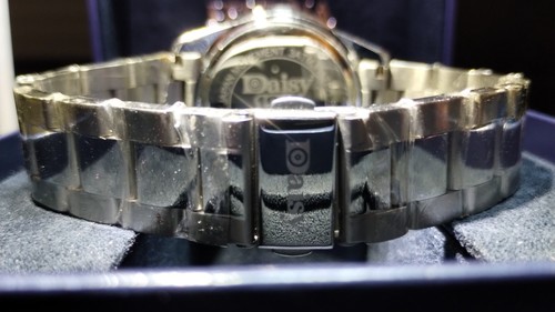 Daisy Herrenuhr 130th Anniversary Edelstahl Armbanduhr sehr Sammlerstück - Bild 3 von 4