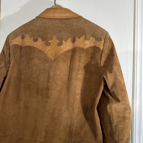 Vintage Cripple Creek 100% Genuine Leather Brown Medium Jacket - Picture 8 of 15