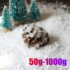 Christmas Artificial Snow Powder Fake Snowflake Scene Layout Home Xmas Decor DIY