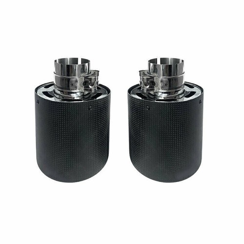 FOR TOYOTA RAV4 2019-24 CARBON FIBER pattern REAR TAIL EXHAUST MUFFLER TIP PIPE - Bild 7 von 7