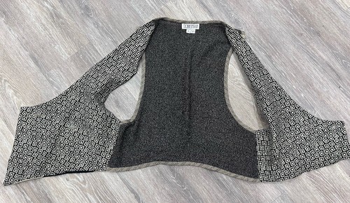 Vintage Donna Jessica Size 1 Mixed Media Art to Wear Lagenlook Vest - Picture 4 of 7
