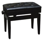 Klavierbank-Sitz-Hocker- KL10,schwarz-hochglanz,höhenverstellbar,mit Notenfach!