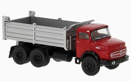MB Mercedes Benz LAK 2624 Kipper - red / silver - Brekina 1:87 - Bild 1 von 6
