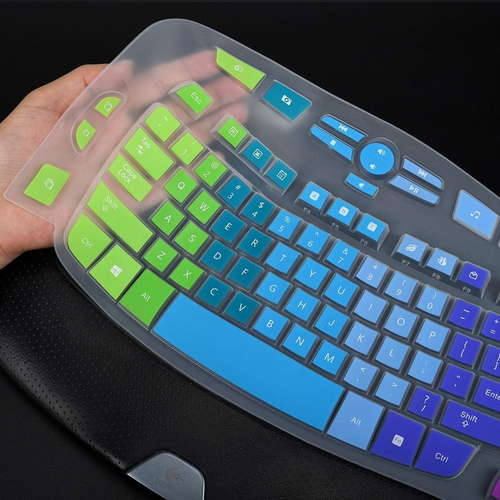 Keyboard Cover for Logitech K350 MK570 MK550 Wireless Wave Keyboard, Logitech - Bild 2 von 12