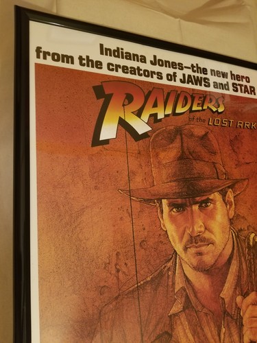 RARE 1994 Framed Original Indiana Jones Raiders Of The Lost Ark Movie Poster - Picture 6 of 10