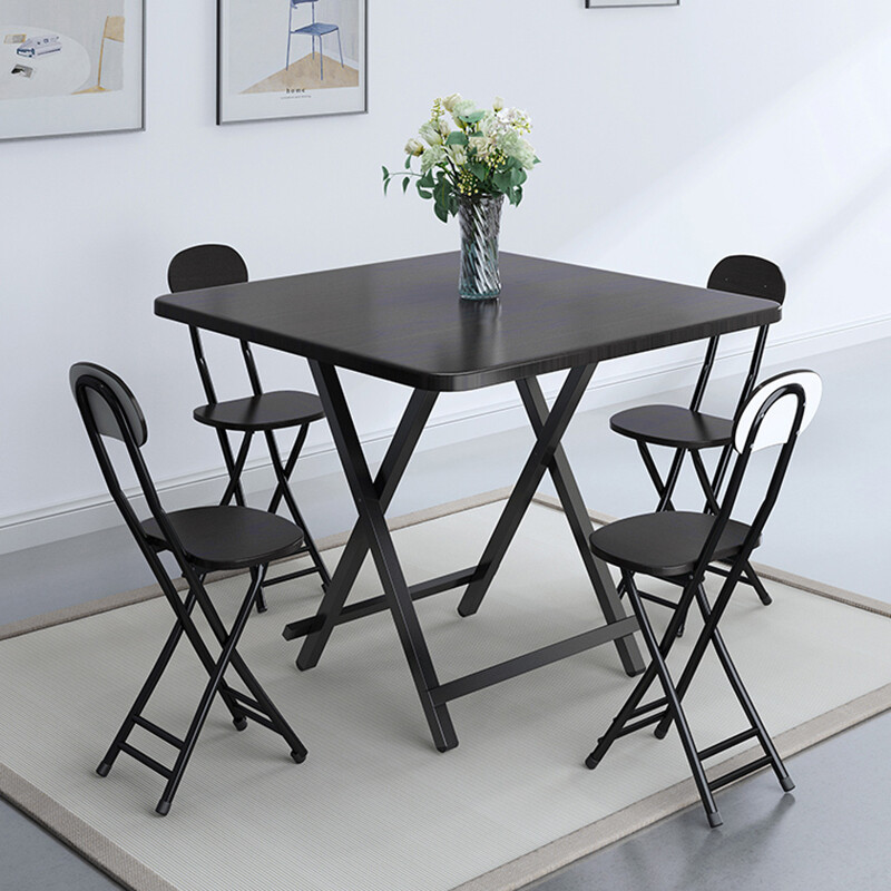 DISHENGZHEN Foldable Dining Table with Adjustable Shelves, Space-Saving and Convertible into Bookshelf, 1.4M Kitchen Table that's Easy to Store. 29 Portable Foldable Dining Table Kitchen Table Space Saving Drop Leaf Dinner Table
