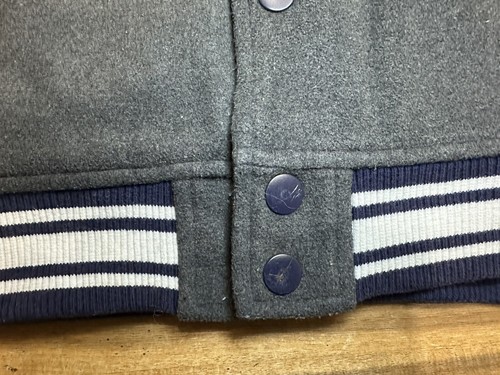 Los Angeles Rams NFL Apparel Varsity Jacket Youth Size Large (14-16) Blue Grey - Picture 4 of 11