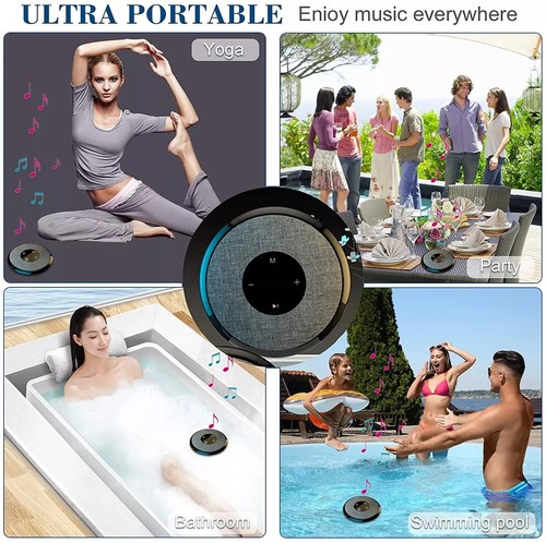 Wireless Bluetooth Speaker Waterproof pool float portable mini speaker FM radio - Picture 6 of 18