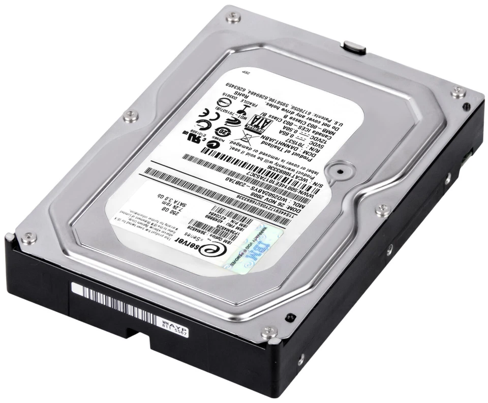 Disco Rigido IBM 40K6889 42C0484 WD2502ABYS-23B7A0 250GB 7.2K 16MB SATA II 3.5'' - Immagine 2 di 3