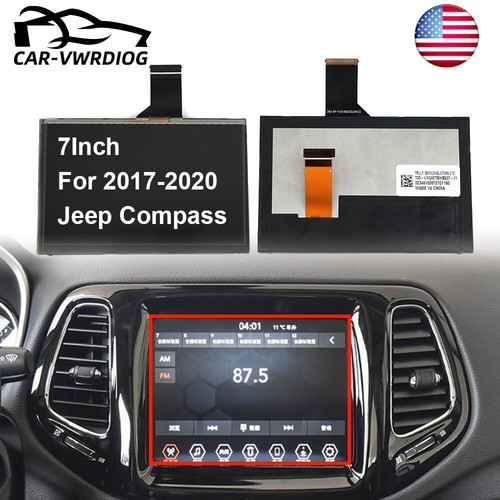7" LCD MONITOR Touch-Screen Radio Navigation For JEEP Compass 2017 2018 2019 - Picture 1 of 10