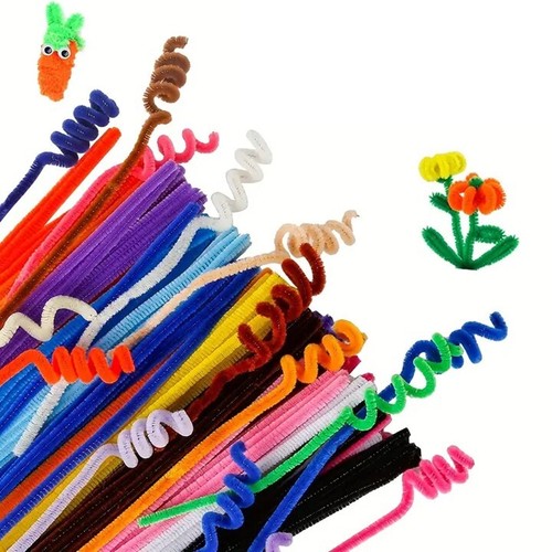 Chenille Craft Stems Pipe Cleaners for Crafts 12 colours 10-500 stems - Picture 141 of 180