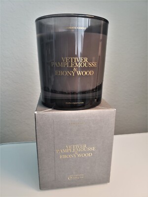 2 candles ZARA *VETIVER PAMPLEMOUSSE & EBONY WOOD* 7.0 oz x