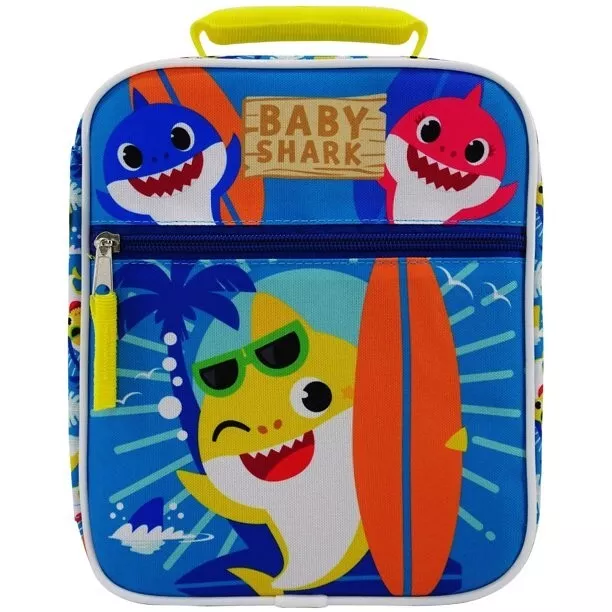 Pinkfong Nickelodeon Kid's Baby Shark Insulated Reusable Lunch Bag