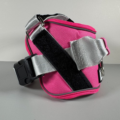 BOLUX Dog Harness Size XS: Reflective PINK | NoPull, Adjustable, Breathable Mesh - Picture 5 of 14