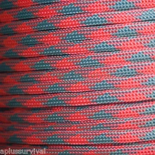 Cotton Candy Blue Pink Paracord 50 Feet 550 Emergency Survival Bracelet Rope
