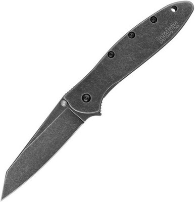 Kershaw Random Leek Framelock A/O Pocket Knife Stainless Steel Handle - 1660RBW