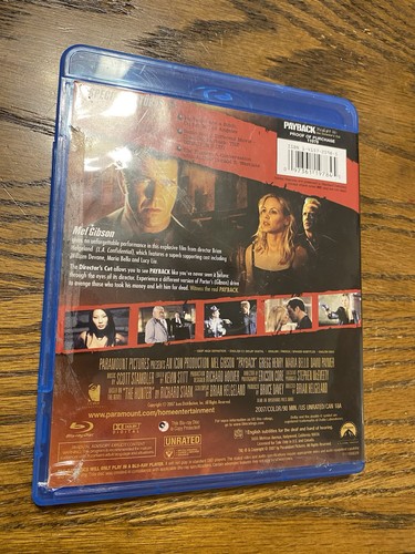 Payback (Blu-ray, 1999) Mel Gibson Brian Helgeland Maria Bello Richard Stark Oop - Picture 2 of 9