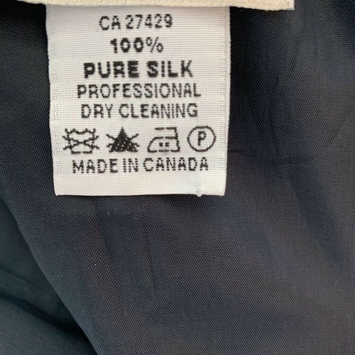 Kristali Couture Women's Sheath Cocktail Dress Blue Sleeveless 100% Silk Sz XS/S - Picture 7 of 7