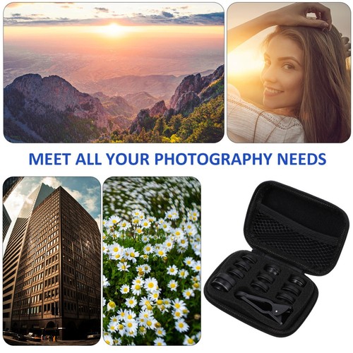 Mobile Phone Lens Set Man Fish Eye Lenses for Attachments Multifunctional - 第 11/12 張圖片