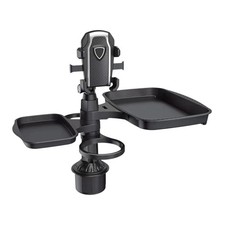 5 in 1 Car Cup Holder Phone Holder with Food Tray Removable Tray Universal 360°