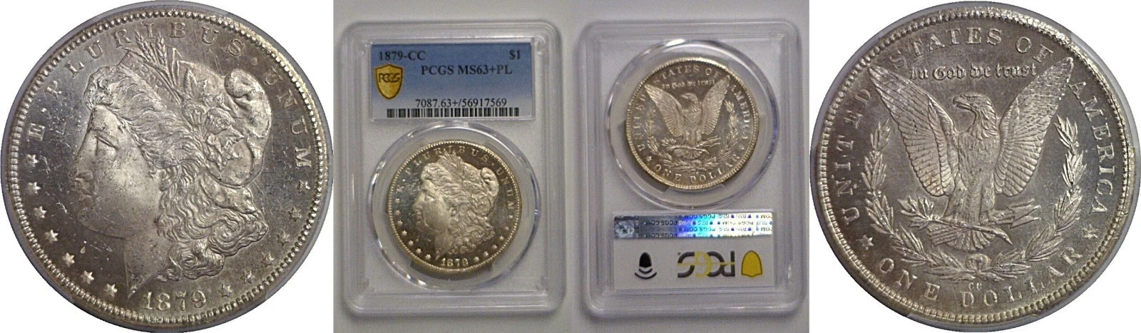 1879-CC Morgan Dollar PCGS MS-63+ PL