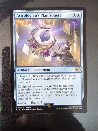 ASTROLOGIAN'S PLANISPHERE mtg NM-M Final Fantasy FEHLDRUCK RARITÄT STEMPEL