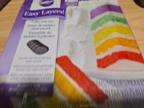 Wilton Easy Layers Cake Pan 5 Piece mini pans Brand New Makes One Cake - Picture 4 of 6