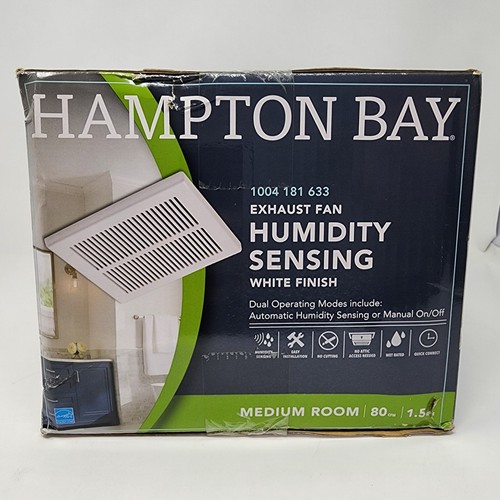 Hampton Bay BPT13-14HD 80 CFM Ceiling Mount Humidity Sensing Bath Fan - Picture 8 of 8