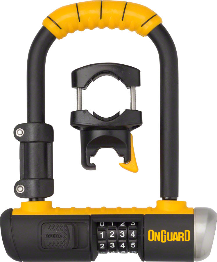 Быстроразъемный кронштейн OnGuard Combo Mini U-Lock 3,5 x 5,5 Черный/Желтый