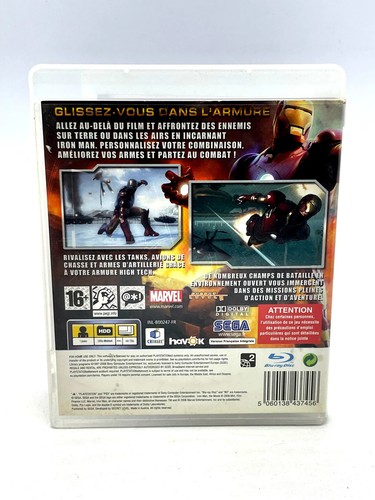 Iron Man PS3 PAL ENGLISCH GETESTET & ORIGINAL, ohne Handbuch REGION FREE - Bild 3 von 3