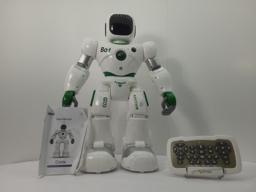 Ruko Carle Smart Roboter für Kinder blau FutureX RC Sprachfernbedienung und App-Steuerung 16"