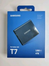 SAMSUNG T7 PORTABLE SSD 4TB GREY BRAND NEW & SEALED. UK Next Day Delivery 
