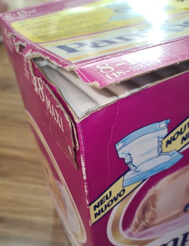 Vintage 80s ULTRA PAMPERS 48 Maxi PLASTIC diapers original box 18-33lbs/8-15kg - Picture 7 of 7